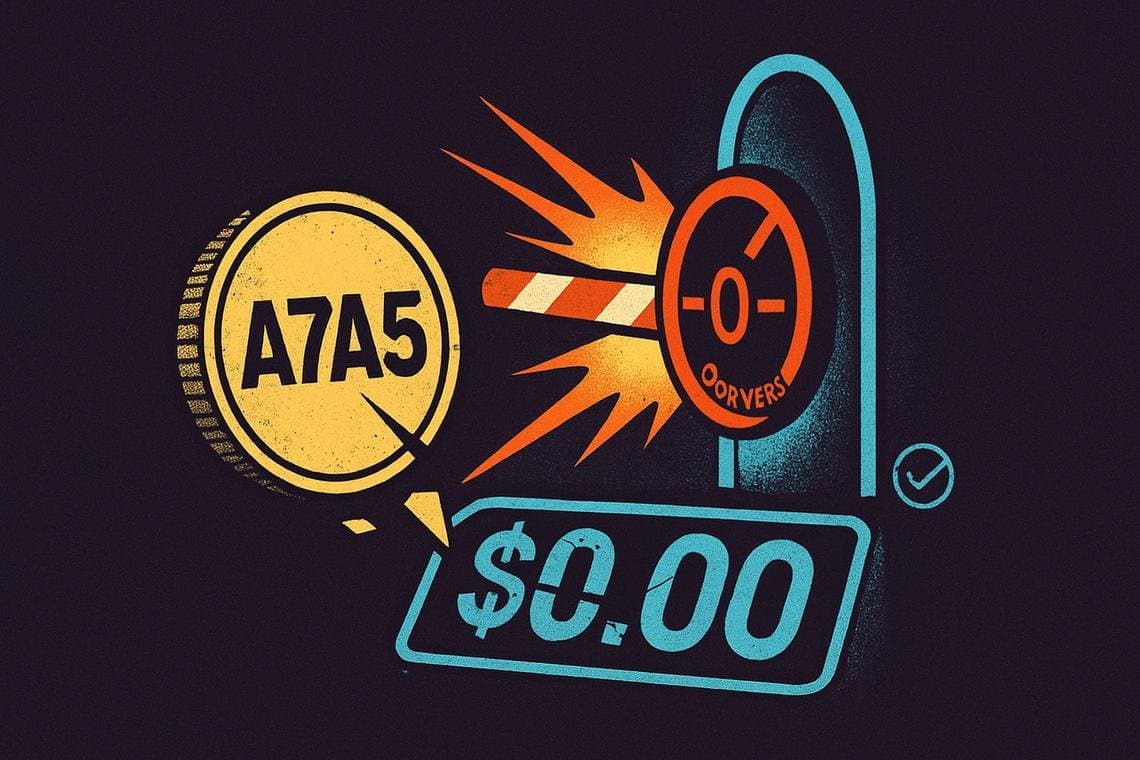 A7A5 Stablecoin Crashes as Sanctions Turn Off Conversion Channels
