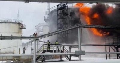 Oil Flows Restart at Russia’s Key Black Sea Port After Drone Attacks Disrupt Supply