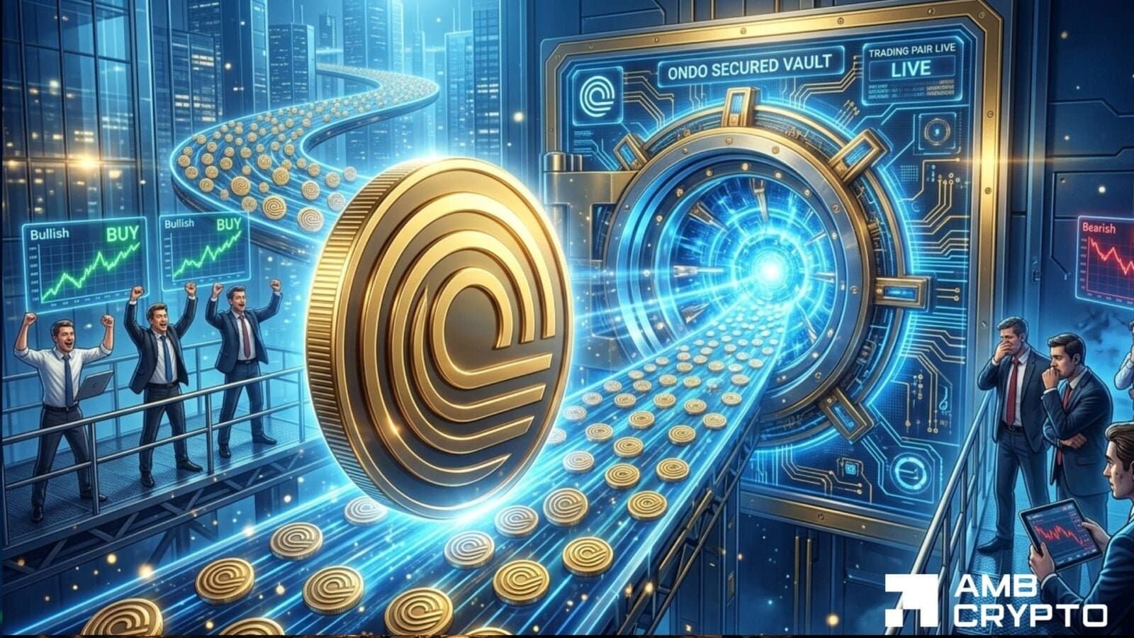 Over 8 Million ONDO Tokens Shifted to Coinbase in a Day Amid Resistance Zone Test