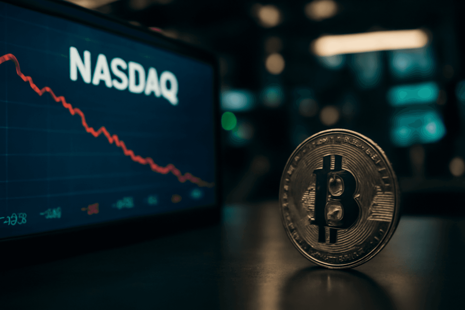 Nasdaq Hits Seven-Week Low as AI Spending Doubts Weigh on Markets and Bitcoin Slides Below $63K