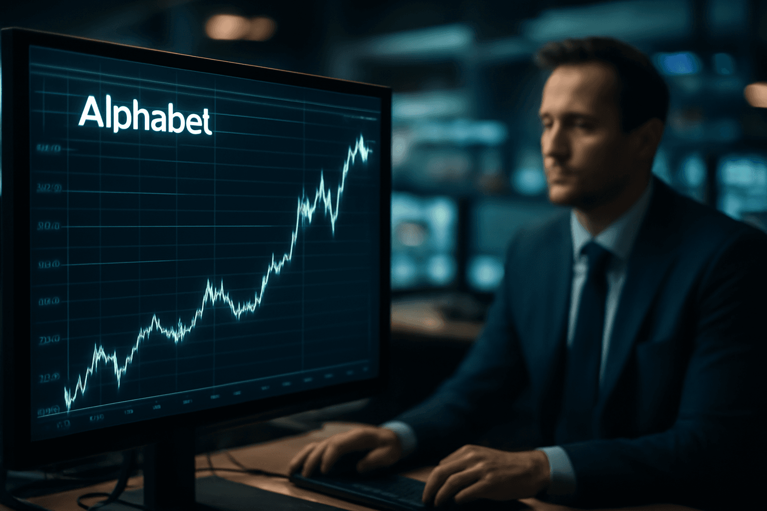 Alphabet Shares Climb 2.6% After Initial Earnings Drop