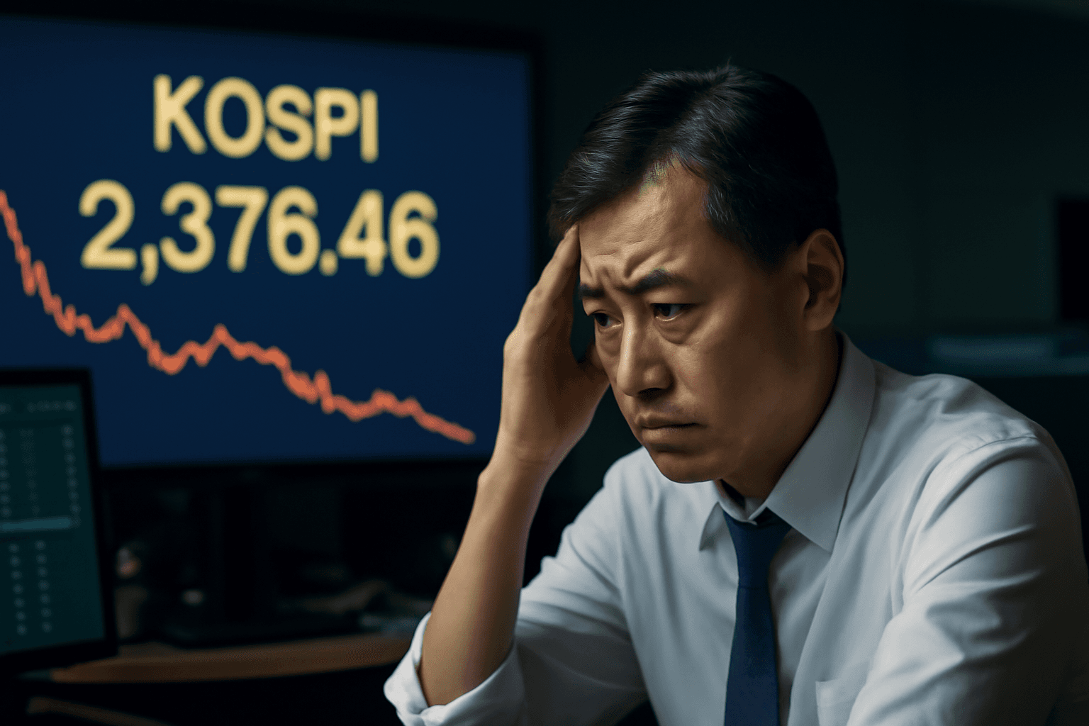 South Korea’s KOSPI Drops More Than 6% as Tech Stocks Fall Amid Export and Investment Concerns
