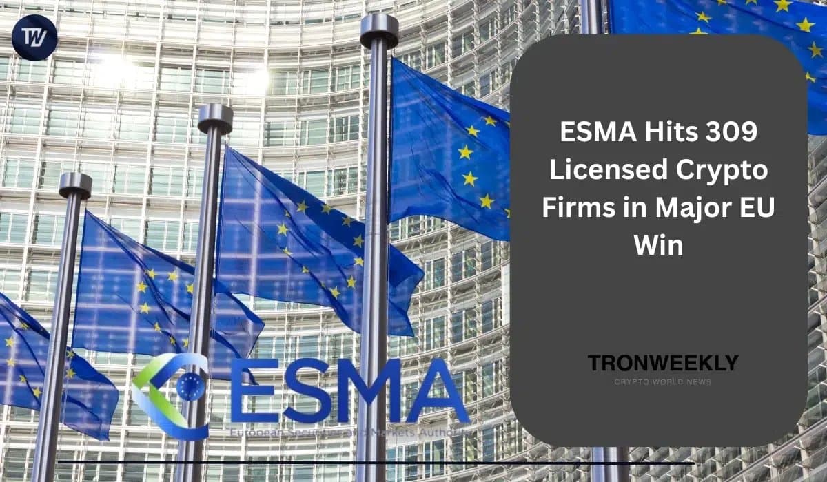 ESMA Expands EU Crypto Registry to 309 Licensed Providers Including BNY Mellon and BitPay