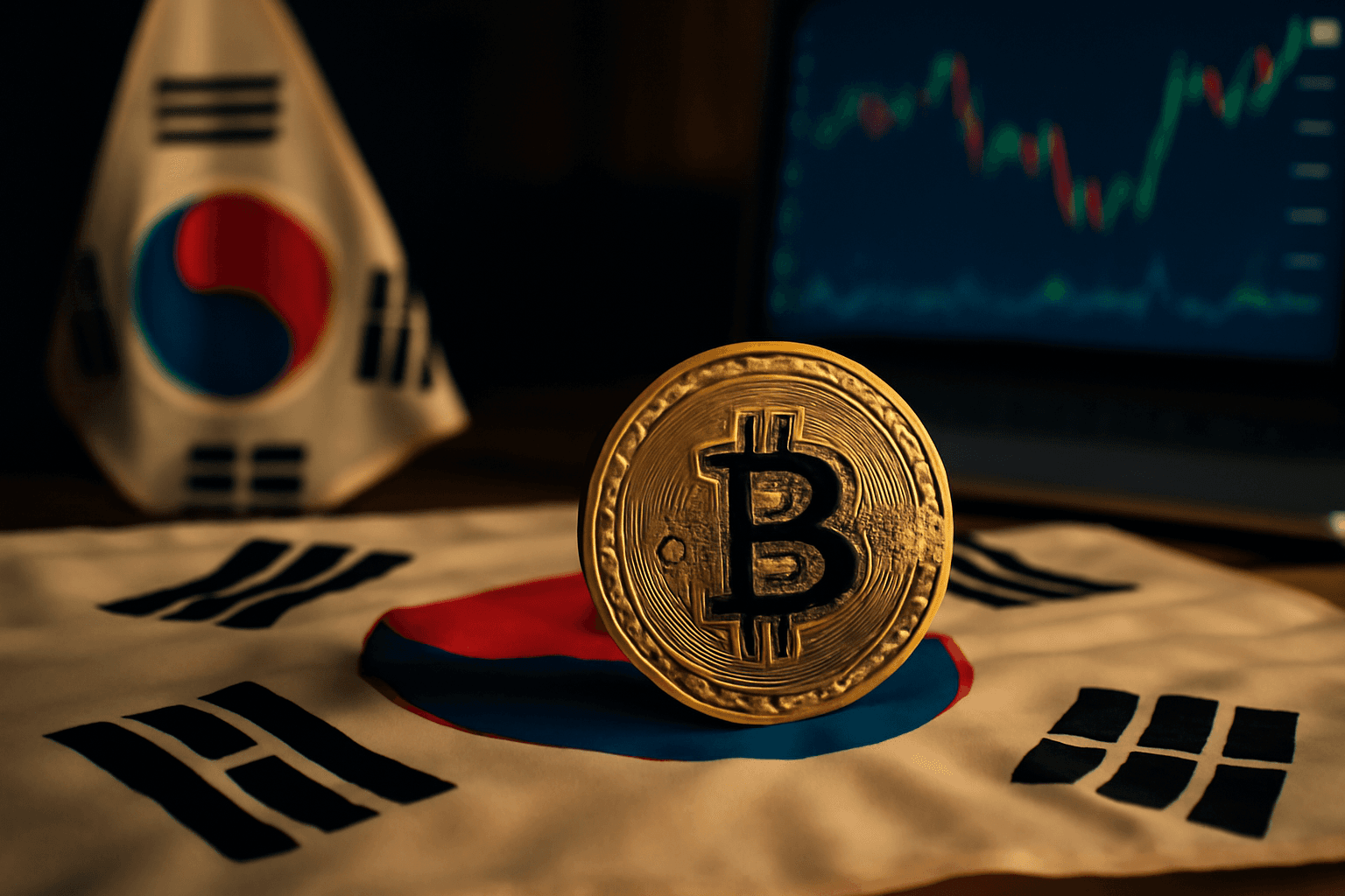 South Korea Sets 22% Tax on Crypto Gains Starting 2027