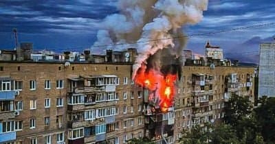 Russian Strike Hits Kharkiv Postal Hub, Killing One and Igniting Blaze
