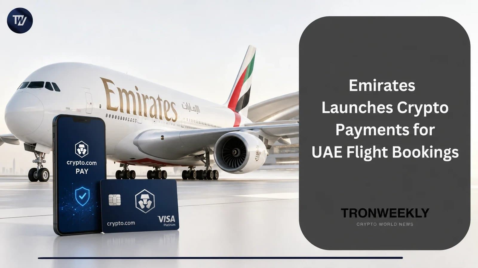 Emirates Enables UAE Customers to Pay for Flights with Crypto.com