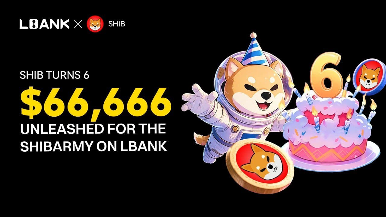 LBank Teams Up with SHIB to Mark Six Years with $66,666 Giveaway
