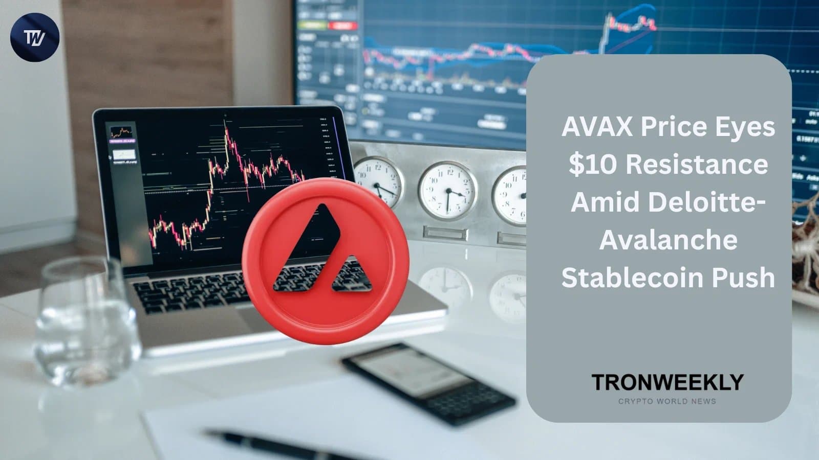 Avalanche Struggles at $10 Mark as Deloitte Joins Stablecoin Initiative