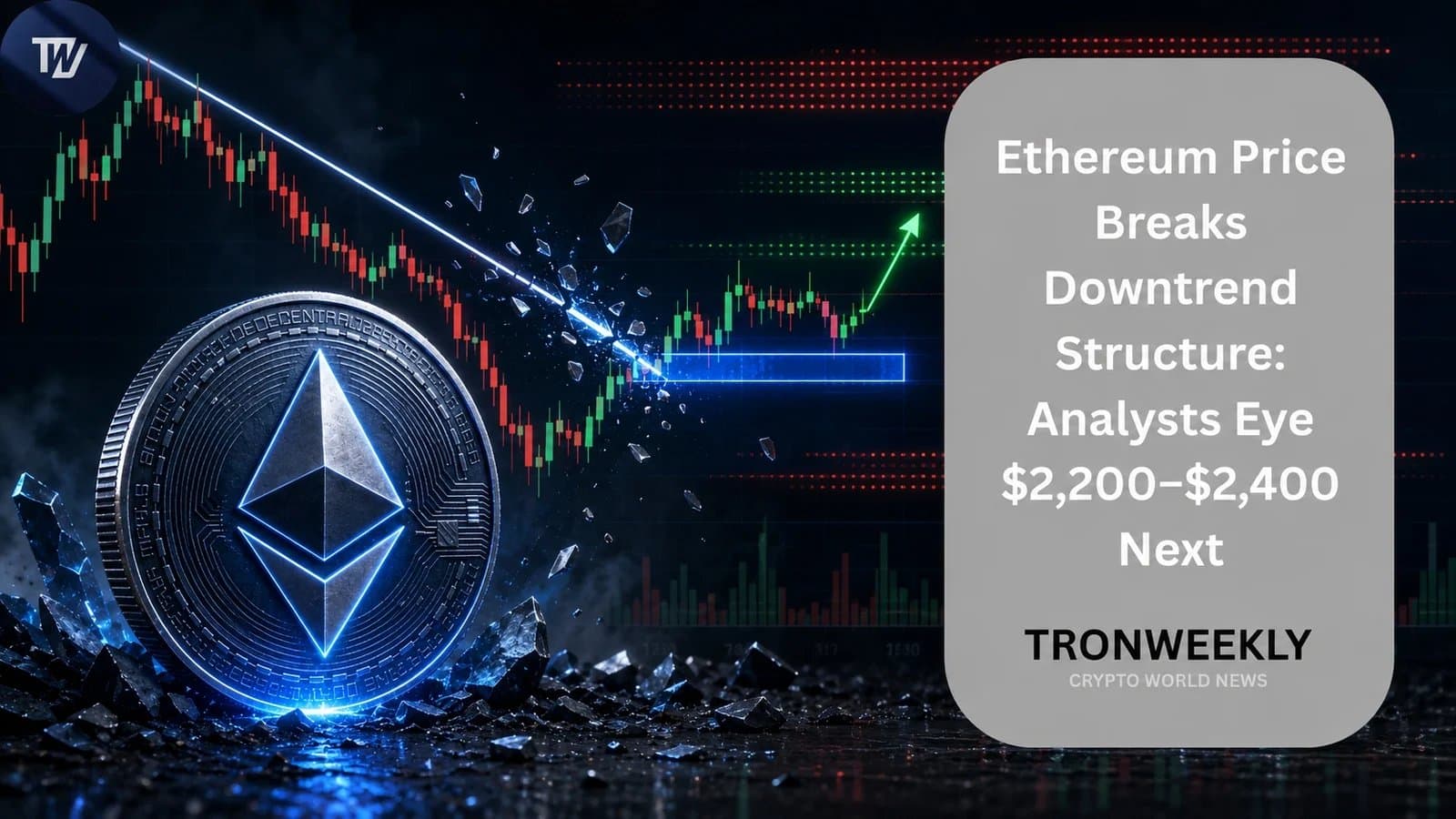 Ethereum Breaks Downtrend, Eyes $2,200 to $2,400 Range Next