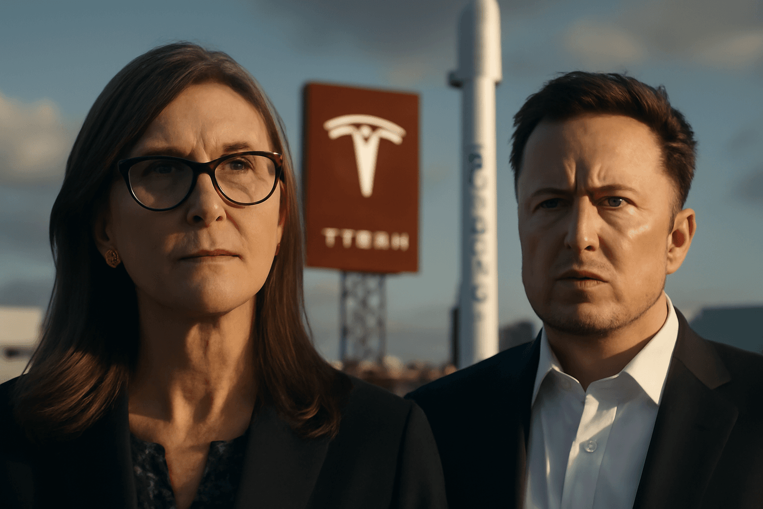 Cathie Wood Doubles Down on Tesla and SpaceX Despite Elon Musk’s AI Alarm