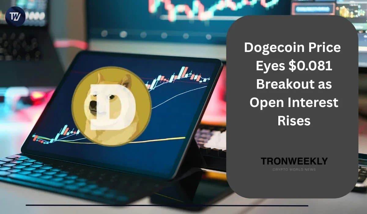 Dogecoin Eyes $0.081 Resistance Amid Growing Open Interest
