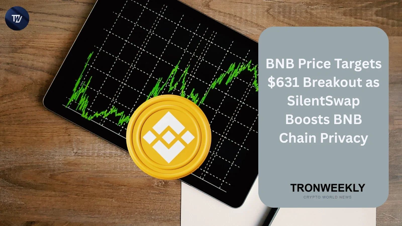 BNB Nears $630 as SilentSwap Elevates Privacy on BNB Chain