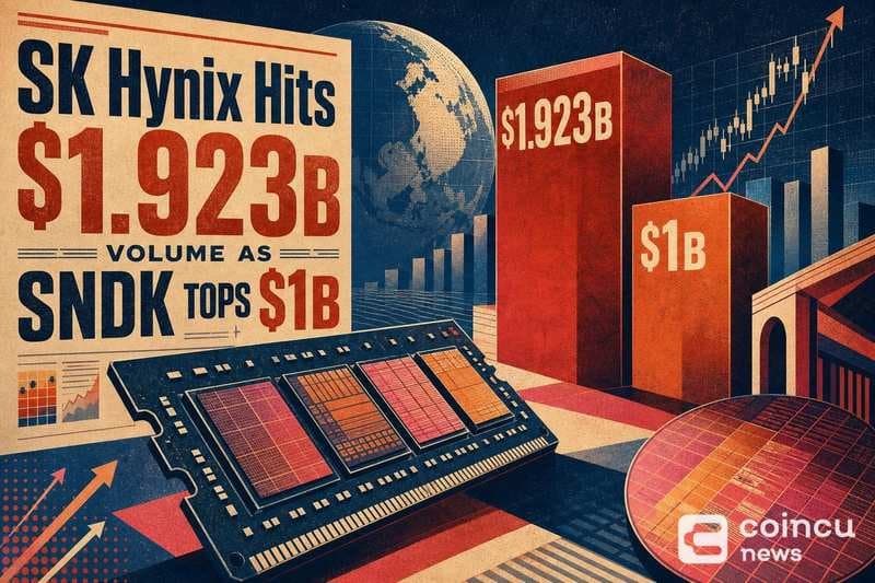 SK Hynix and SNDK Surge Past $1 Billion in Trading Volume