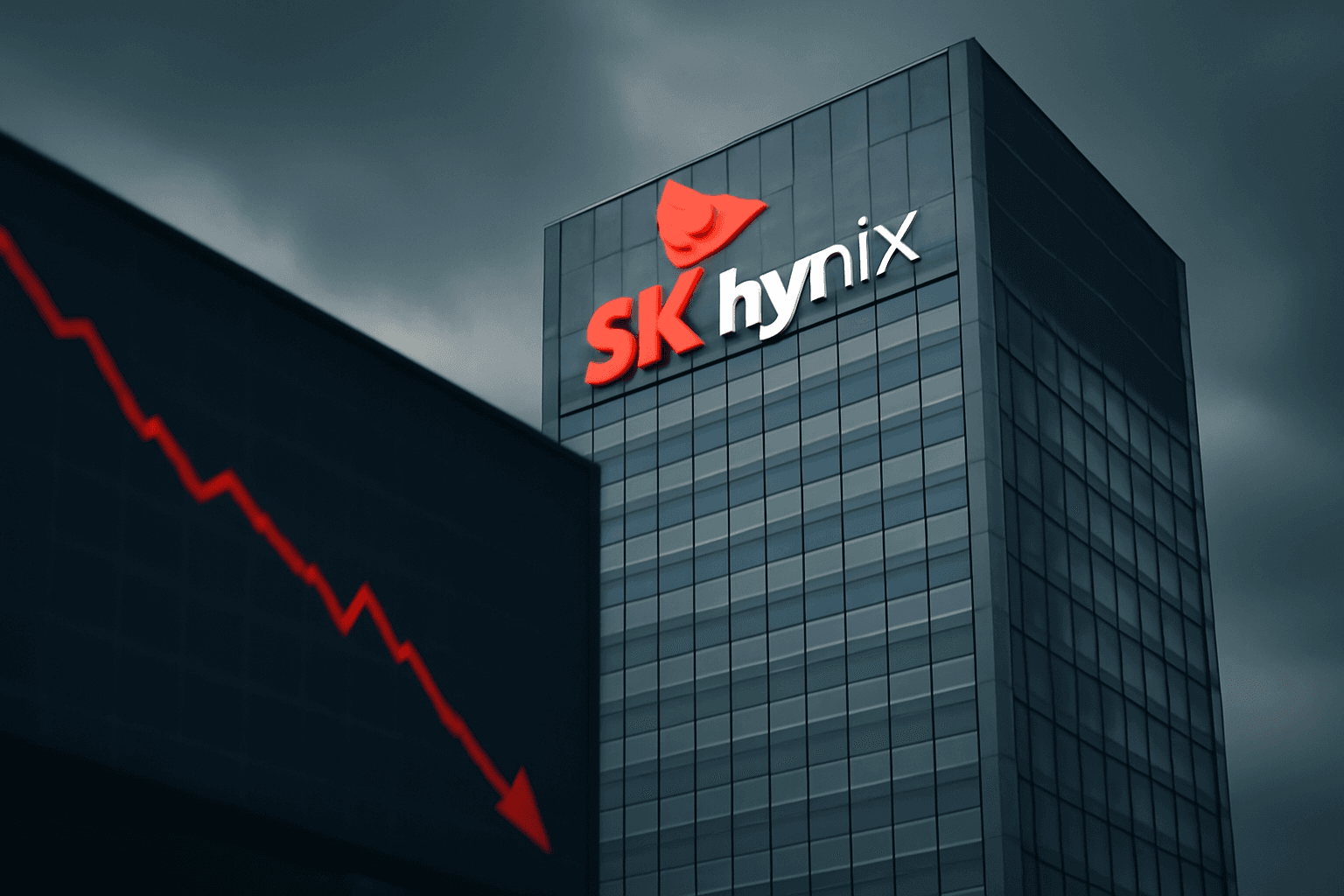 SK Hynix Shares Tumble 10% Despite AI Profit Surge of Over 550%