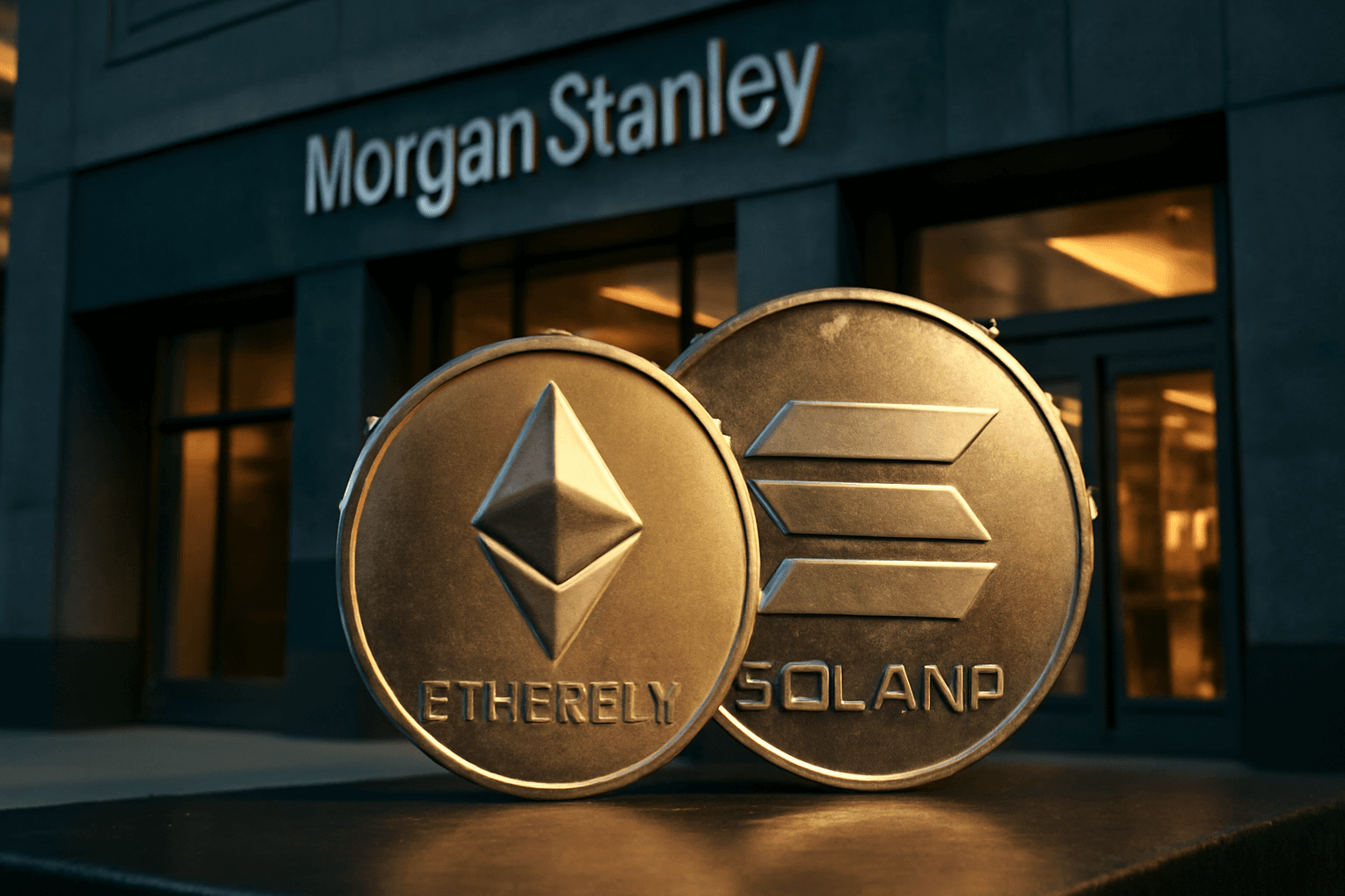 Morgan Stanley Rolls Out Ethereum and Solana ETPs Offering Direct Staking Benefits