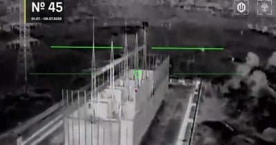 Drone Attacks Cut Power and Ignite Fires at Crimea’s Energy Facilities