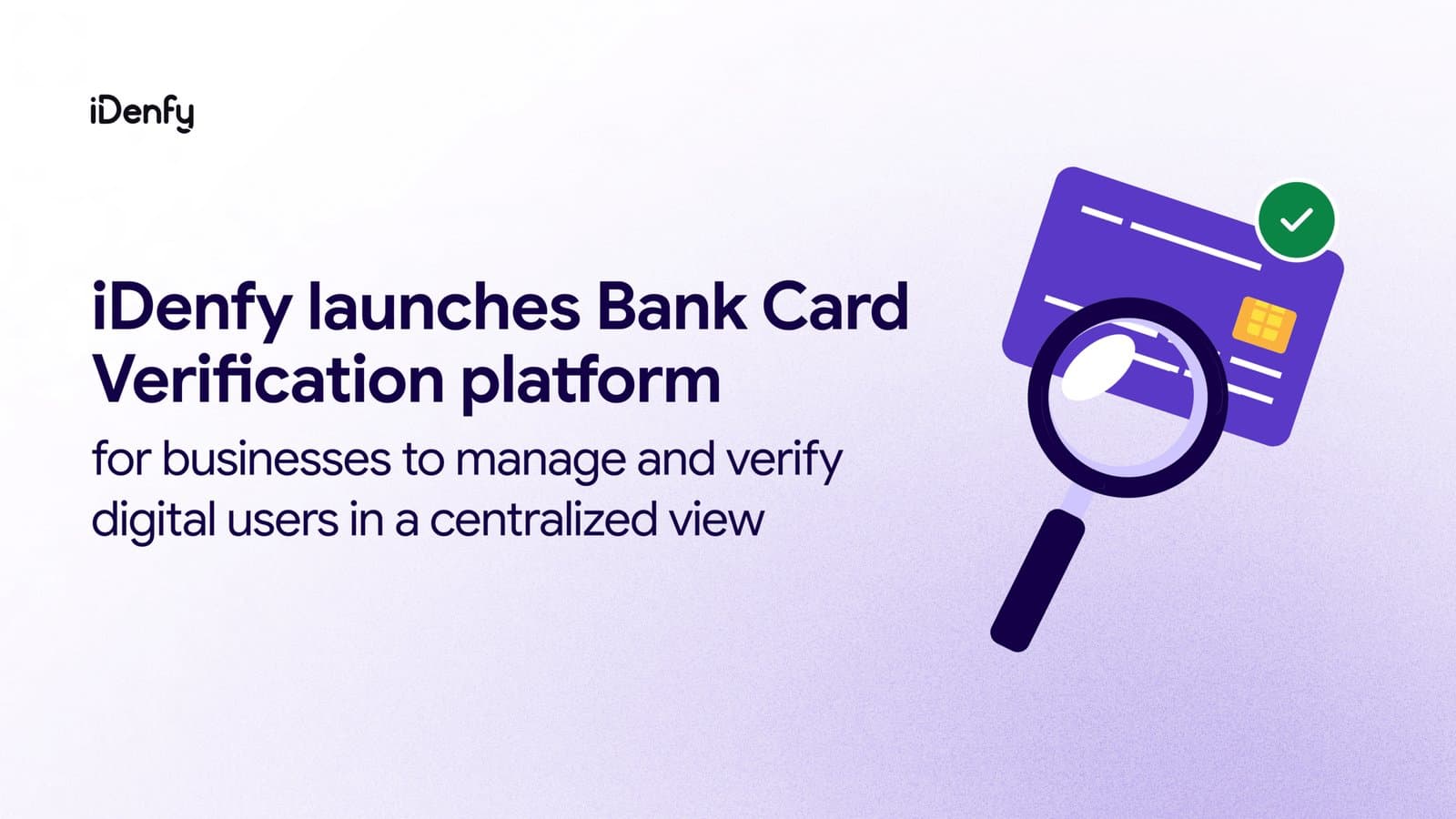 iDenfy Rolls Out New Tool for Streamlined Bank Card Verification
