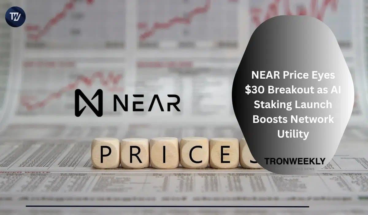 NEAR Coils for $30 Jump as Staking Platform Unlocks AI Revenue