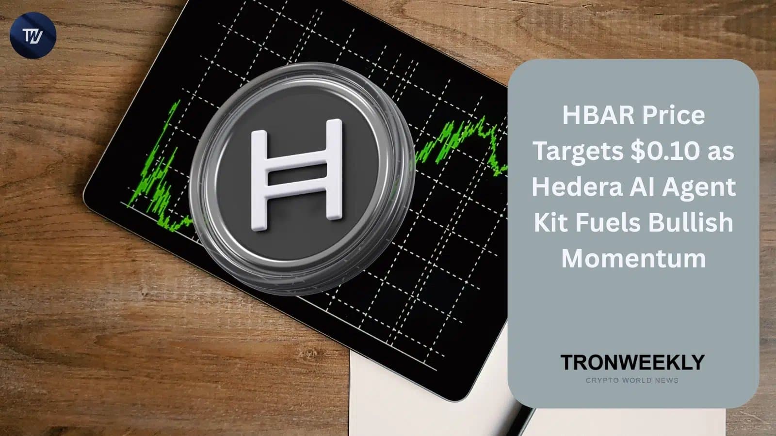 Hedera Launches Developer Tools as HBAR Eyes 40% Rally to $0.10