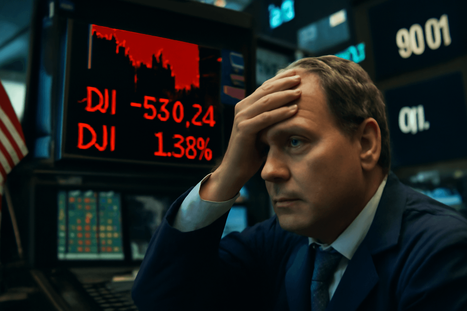 Wall Street Wavers as Trump’s Tariffs Kick In and Oil Nears $100 a Barrel