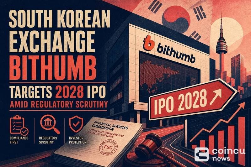 Bithumb Delays IPO Plans to 2028 Amid Increased Regulatory Pressure