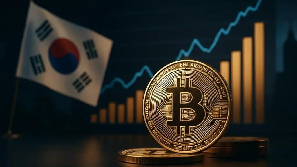 South Korea Sets 22% Tax on Crypto Gains Above $1,740 from 2027