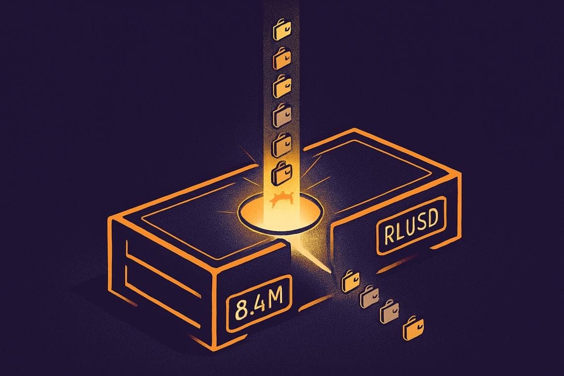 XRP Ledger Surpasses 8.4 Million Accounts Driven by RLUSD Stablecoin Activity