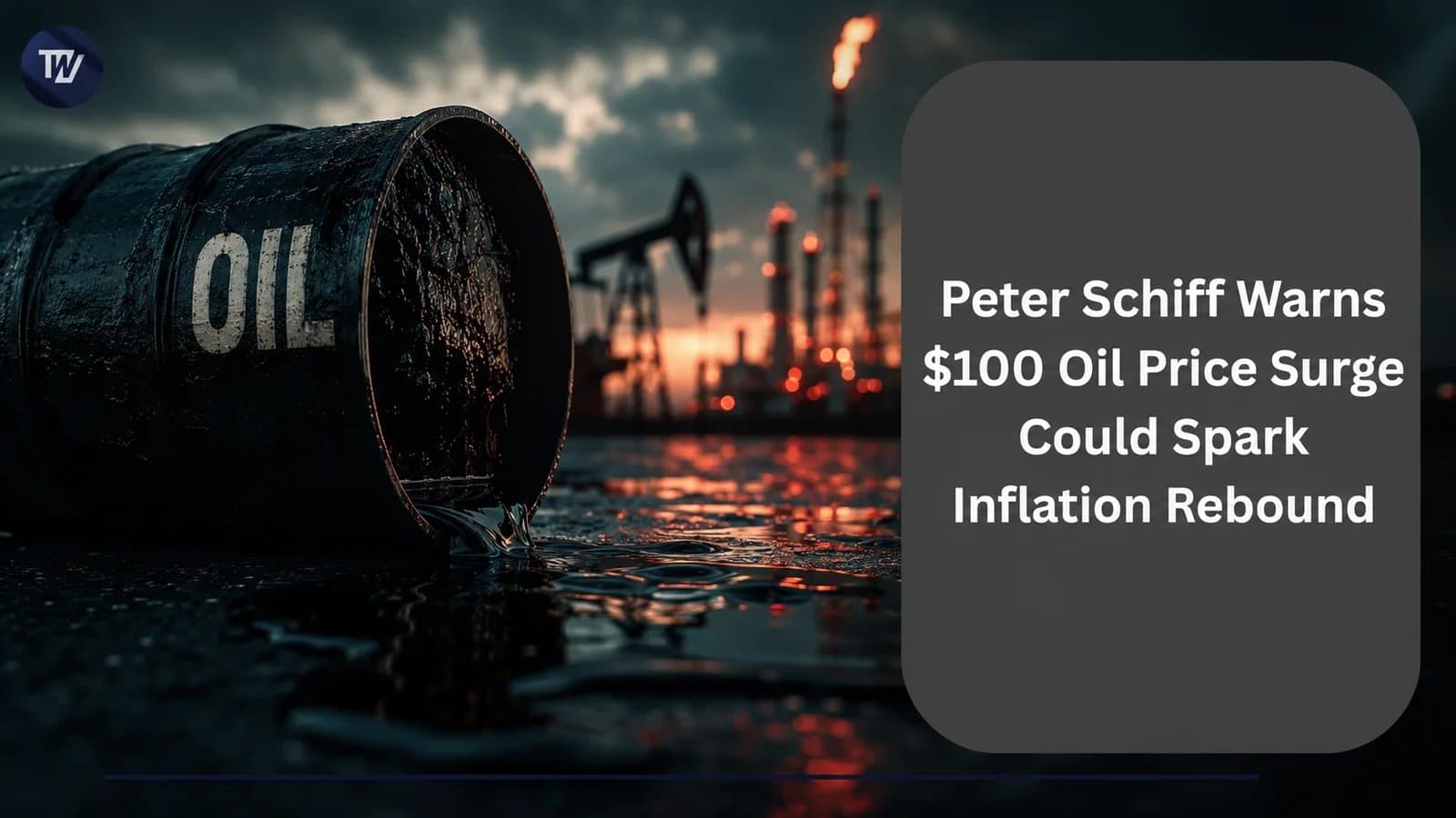 Peter Schiff Signals Rising Oil Prices Could Trigger Inflation Bounce Back