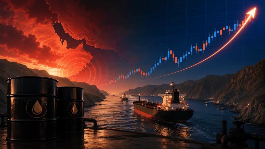 Oil Prices Surge Over 3% Amidst Rising Middle East Tensions and Strait of Hormuz Risks