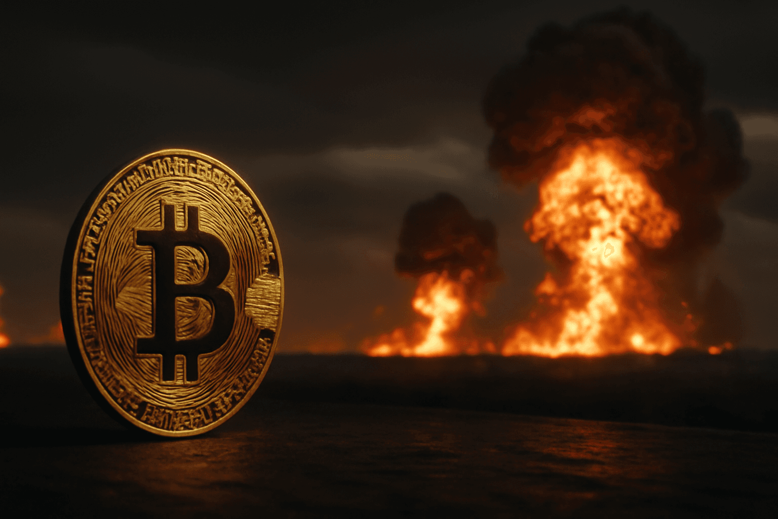 Bitcoin Dips Under $65K Amid Trump's Threat of Major Iran Strike