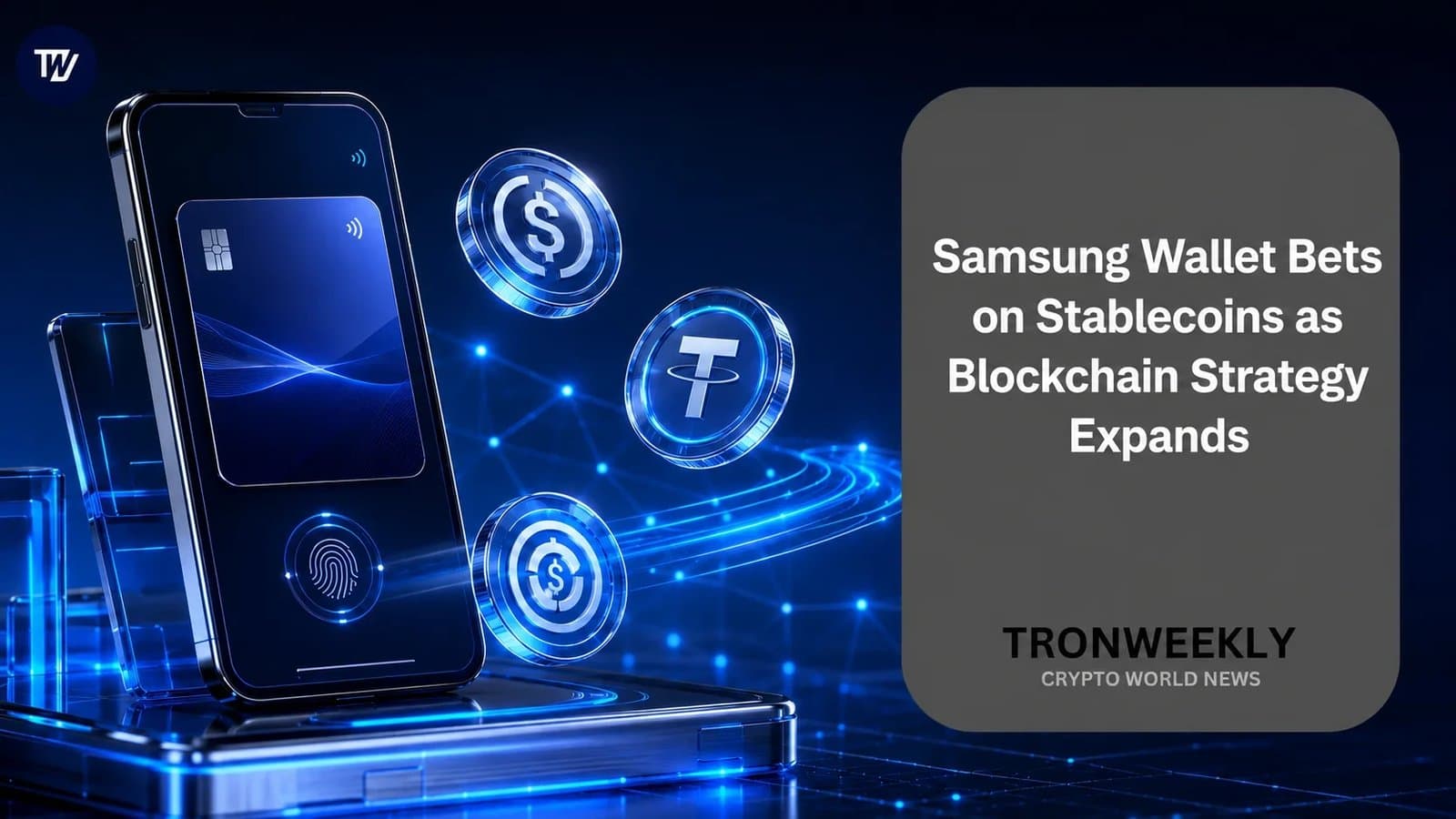 Samsung Integrates Stablecoins into Its Mobile Wallet as Blockchain Strategy Advances