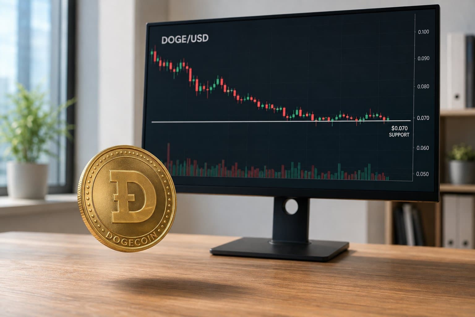 Dogecoin pins $0.070 as traders flip bullish despite broader weakness